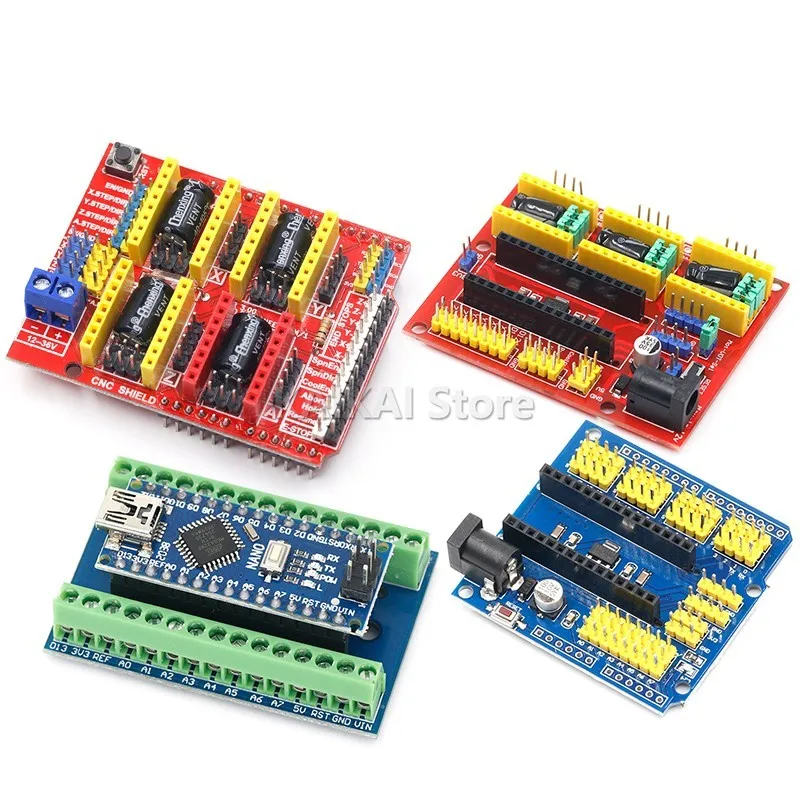 NANO V3.0 Controller Terminal Adapter Expansion Board NANO IO Shield Simple Extension Plate For Arduino AVR ATMEGA328P Nano 3.0