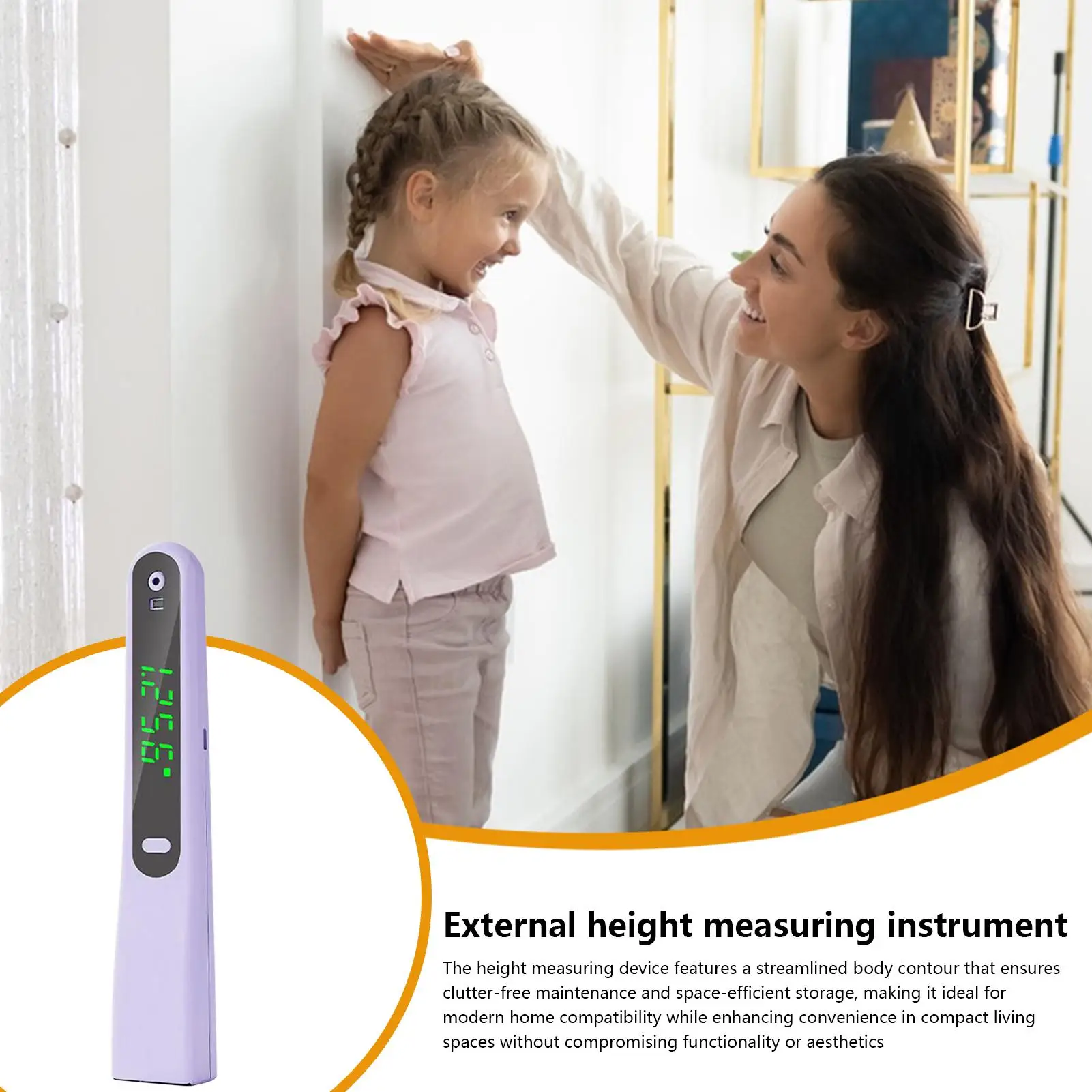 Height Measurement Smart High Precision Digital Stadiometer Stadiometer Portable For Healthcare Professionals Home Gym Clinic