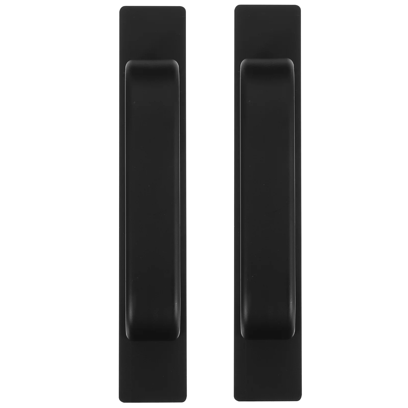 

2 Pcs Door Handles Kitchen Cabinet Pull Pulls Cupboard Slide Black for Cupboards