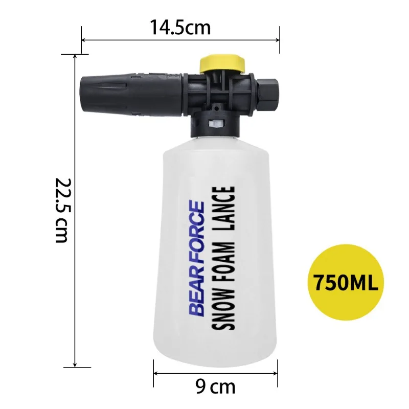 Pressure Washer 750ML Snow Foam Generator Lance Foam Cannon For AR Nilfisk Karcher Lavor STIHL Huter Interskol Elitech Bosh