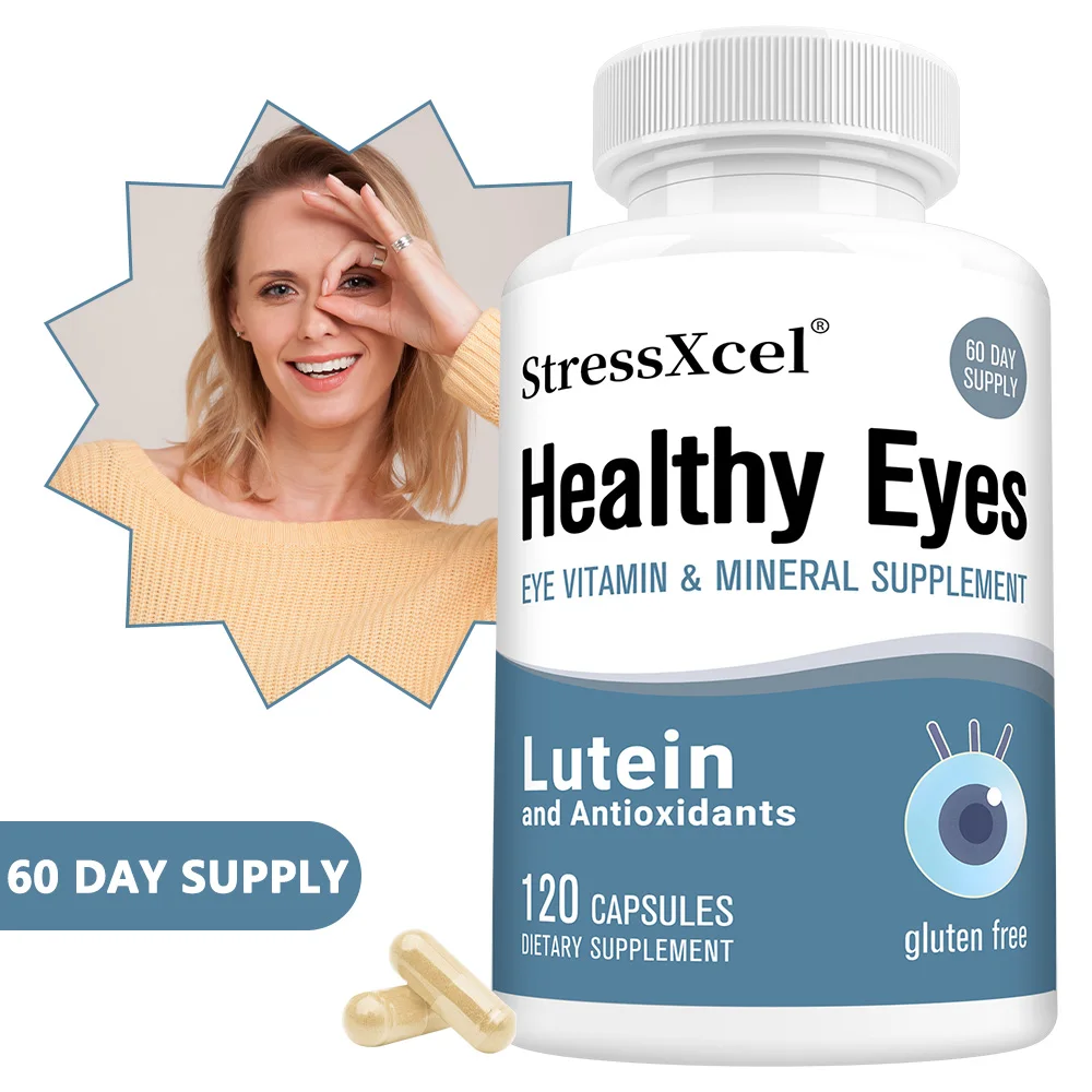 

Витамины для глаз Лютеина, богатые в витаминах А и С, Витамины для защиты глаз, которые превращают усталость глаз и поддерживают визуальное здоровье