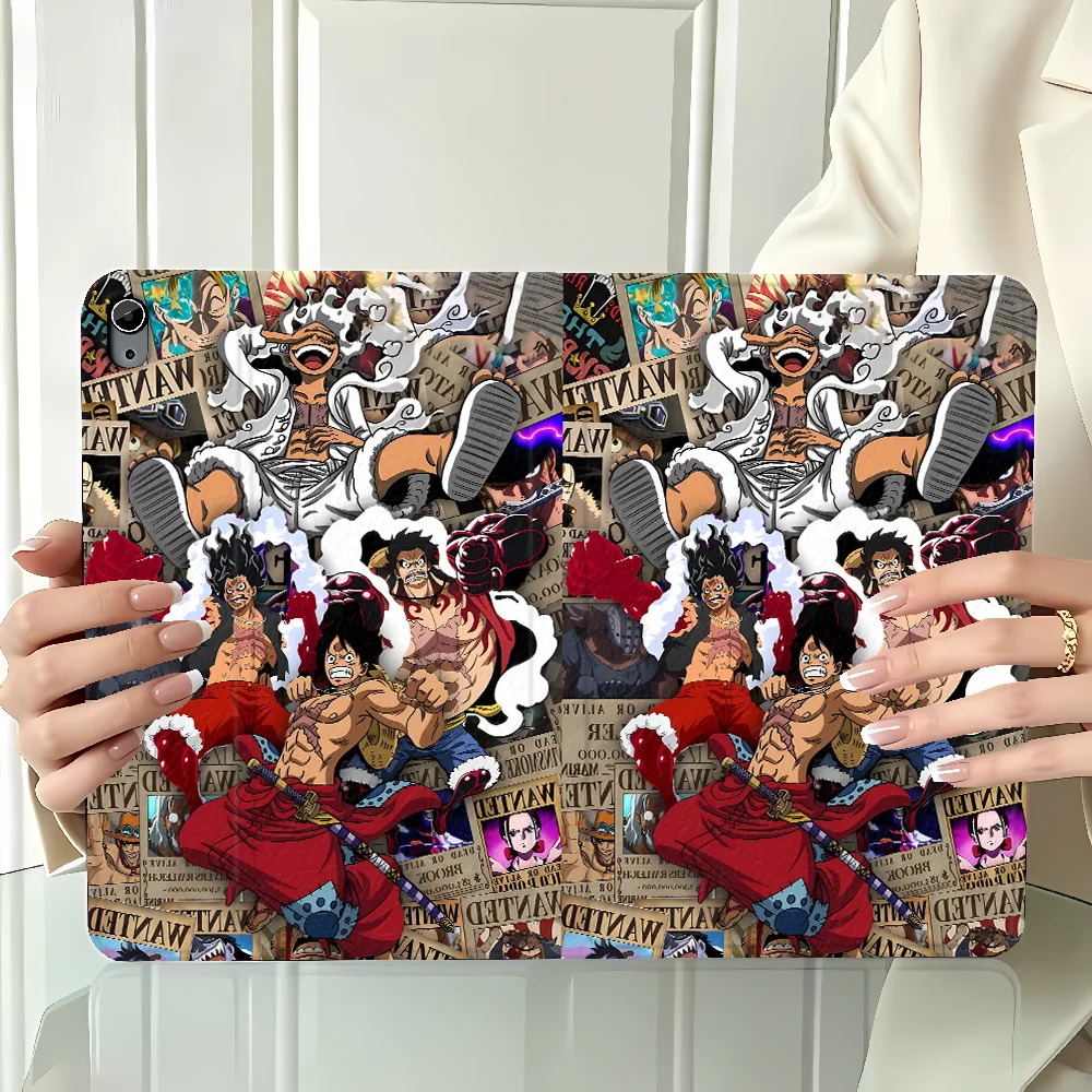 Case for Apple iPad 10th 7/8/9th Pro11 13 Air 11 13 M4 M3 M2 A16 2026 with Pencil Slot Air 4/5/6th Anime One Pieces
