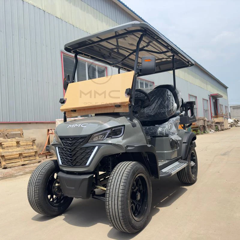 New Style 4+2 Seater Electric Lifted Golf Cart Garden Cart with Powerful AC Motor Controller 7.5KW Electric Golf Carts Lithium