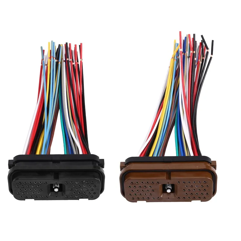 Super Sale 153-2620 54Pins ECU Controller Plug 153-2630 Excavator Spare Parts E320C/D/E E324D/E E325C/D E330C/D Connector