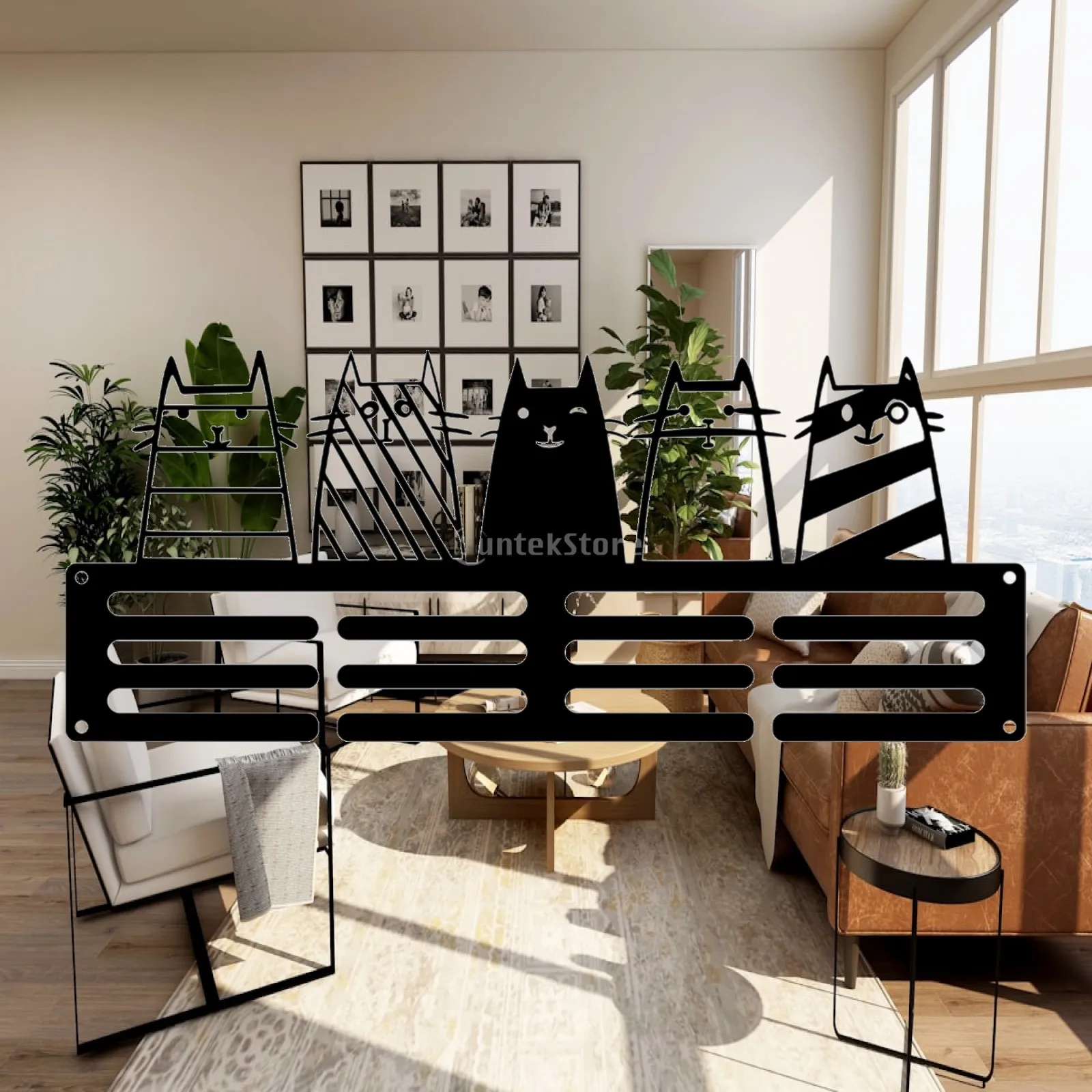 Wall Mounted Medal Holder Display Hanger Rack for Sports Awards Football Running Race Memorabilia Organizer