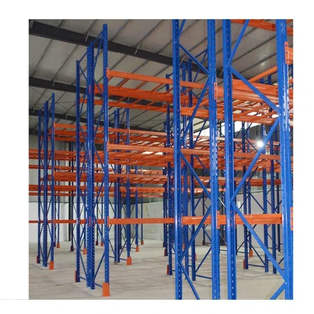 Storage shelf warehouse heavy duty industrial pallet racking narrow aisle selective warehouse rack system