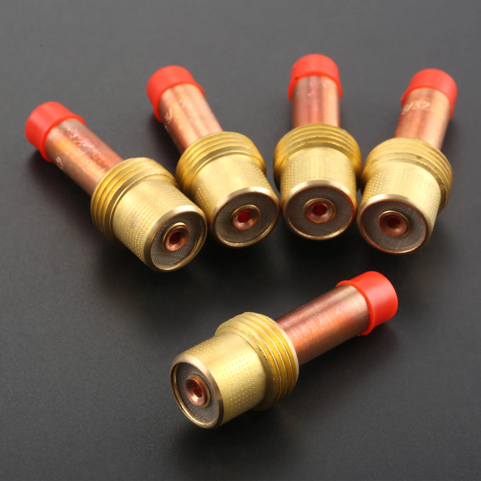 5Pcs 45V26 (3/32inch) Premium Quality Gas Lens Collet Body 45V26 (3/32inch) For TIG Torch 17/18/26 TIG Cutting Consumable Parts
