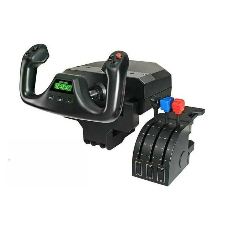90% new civil aviation flight joystick fxs x-planep3d microsoft flight simulation