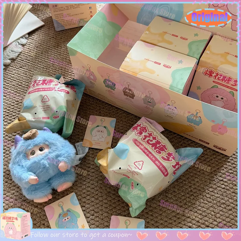 

Original Dream Series Plush Toy Cotton Candy Vinyl Face Blind Box Furry Hanging Doll Birthday Gift Trendy Collectible Soft Toys
