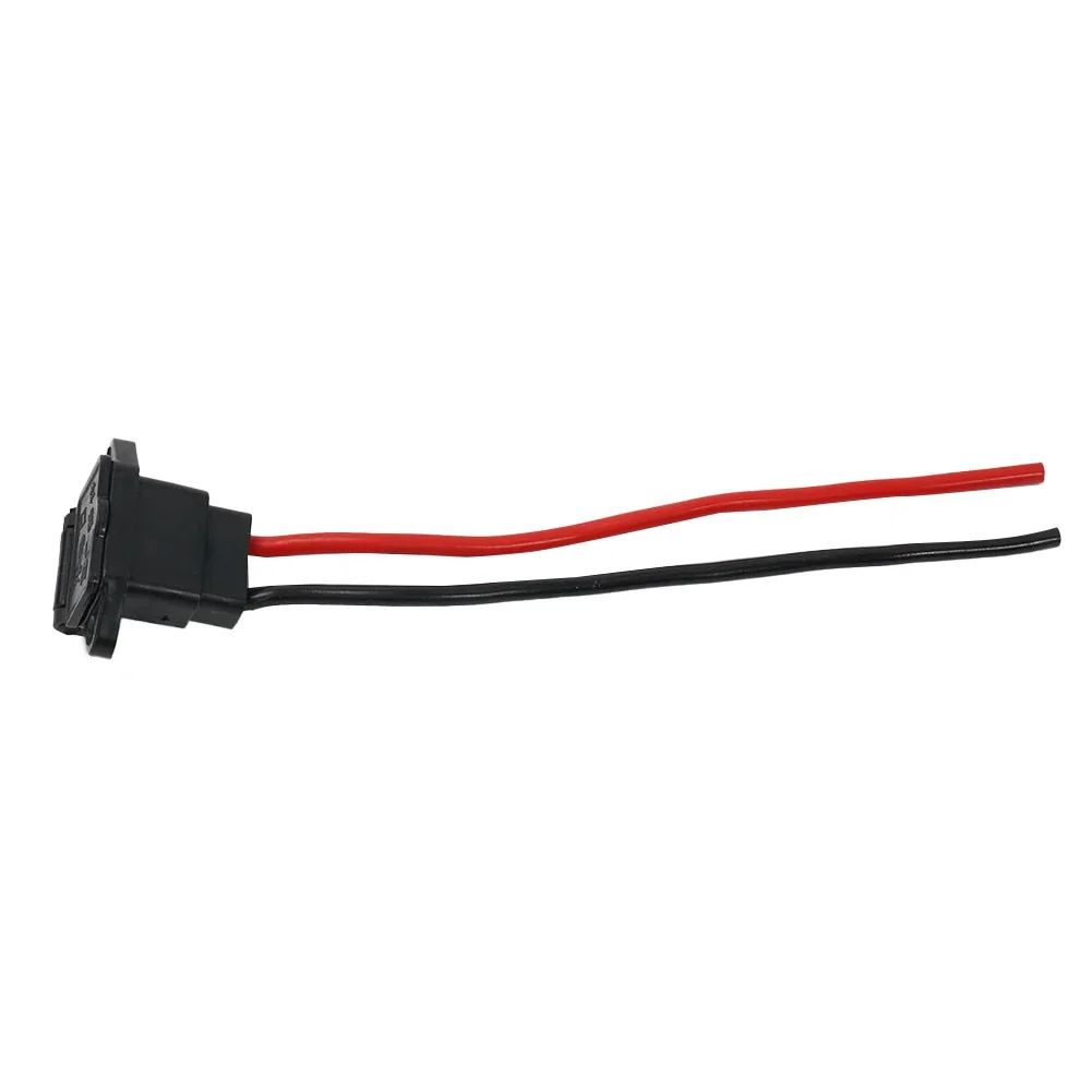 Cargador de enchufe eléctrico de alta calidad, 1 Uds., ABS + cobre, aproximadamente 20CM, piezas eléctricas para motocicleta, sin