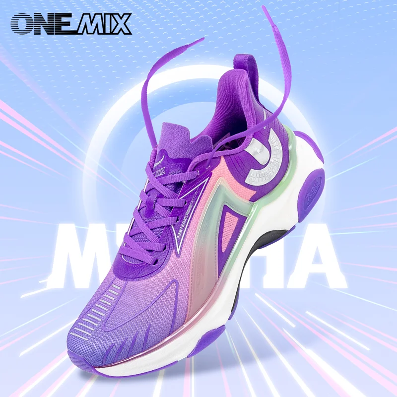 ONEMIX-Baskets de sport résistantes à l\'usure, chaussures de course respirantes, support technologique, sans plaque de carbone, nouveau design