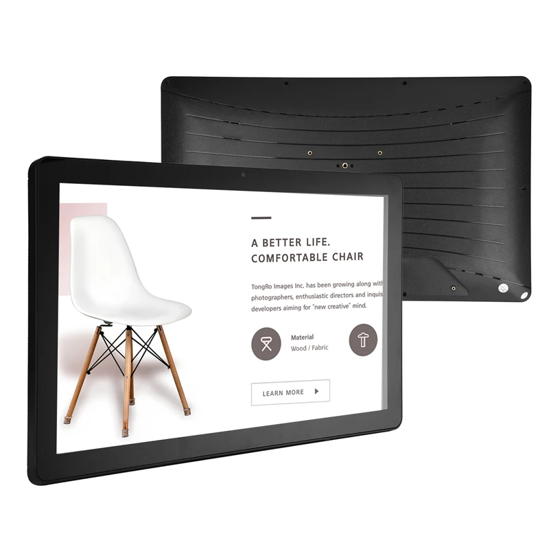 YC-212H Big Size 21.5 Inch LCD Display RK3576 Octa Core Android 14 POE Tablet HMI Kiosk All in One Touch Screen for IOT