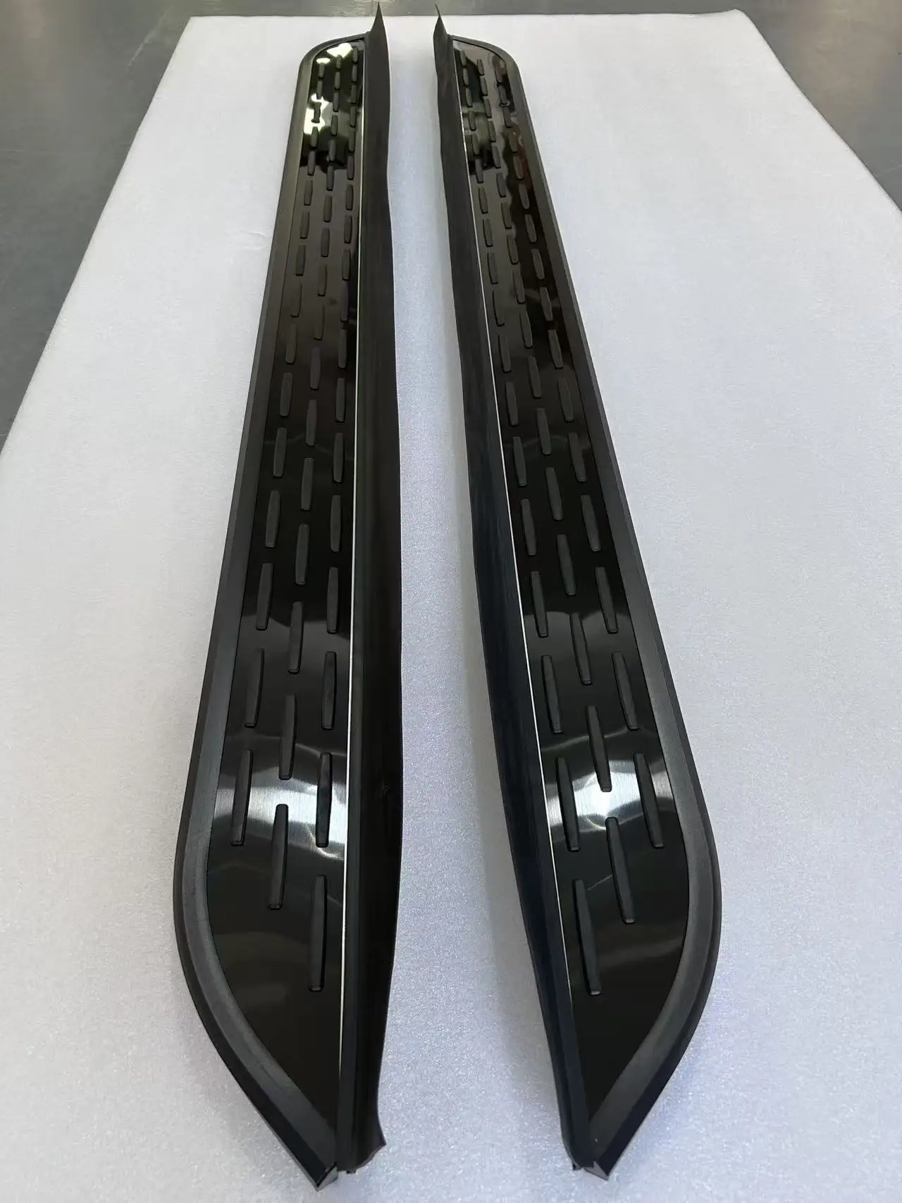 2pcs fit for Toyota Sienna XL40 2021-2025 Running Boards Side Steps Nerf Bar Aluminium(with brackets) Black CKL
