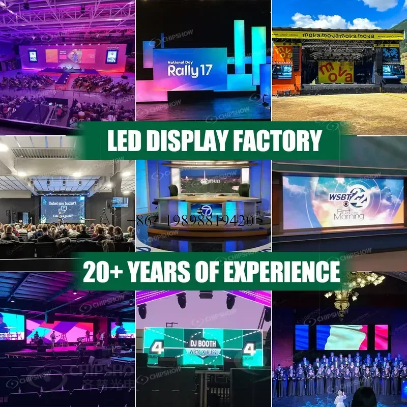 Wmwmnu for Indoor Outdoor P3.91 IP65 Waterproof 7680Hz Rental Wall Panel Video Screen LED Display Screen customized product