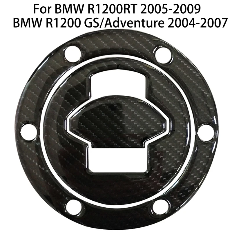 

Upgrade 3D Carbon Fiber For BMW R1200RT 2005-2009 BMW R1200GS/Adventure 2004-2007 Motorcycle Gas Cap Tank Cover Pad Sticker