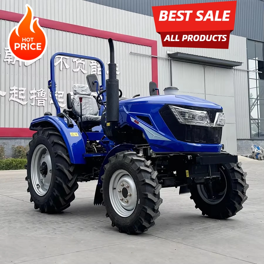 Free Shipping Euro 5 CE EPA Mini Tractors Agriculture Diesel Engine Agriculturee Light Tractors 40 HP 4x4 Compact Tractors
