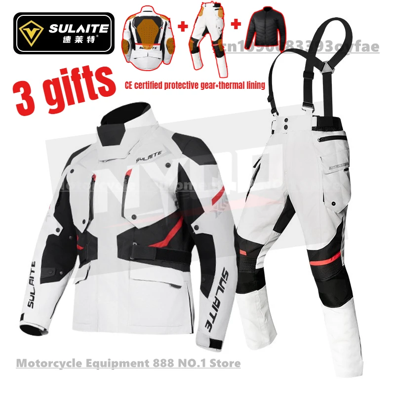 

Зимняя мотоциклетная куртка Светоотражающая износостойкая куртка для мотокросса Съемная теплая внутренняя подкладка Раллийный костюм Оборудование для защиты от падения