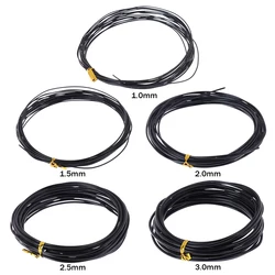 Bonsai Modeling Wire Black Bonsai Plate Binding Wire Fadeless Antioxidant Soft Winding Multifunctional Handmade for Plant Shapes