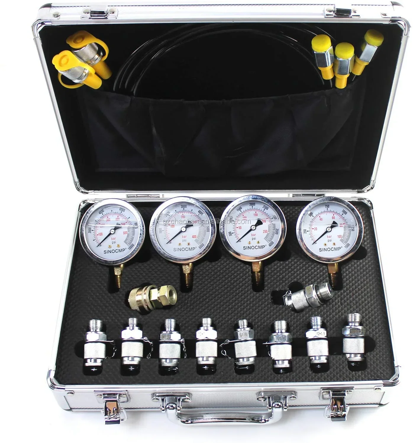 Hydraulic Pressure Test Table Diagnostic  Kits  Gauge  Kit Gauges for Excavator Spare Parts