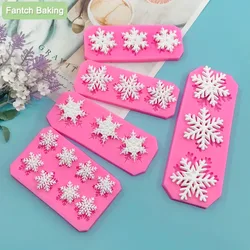 Christmas Cake Decorations Snowflake Lace Chocolate Party Winter Gift DIY  Baking Cooking Decorating Tools Silicone Mold