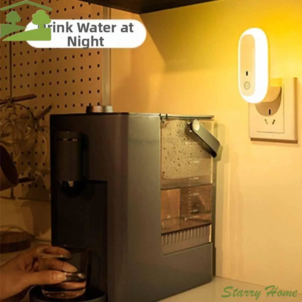 Eye Protection LED Night Light Wall Plug-In Soft Light Plug-In Night Light Energy Saving Low Wattage Socket Wall Light