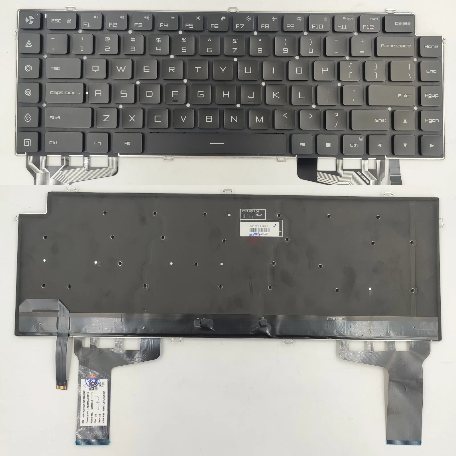 US Layout for Xiaomi 15.6 171502-AA AB AJ AO AK AM XMG1902 TM1705 TM1801 TM1806  Laptop Keyboard