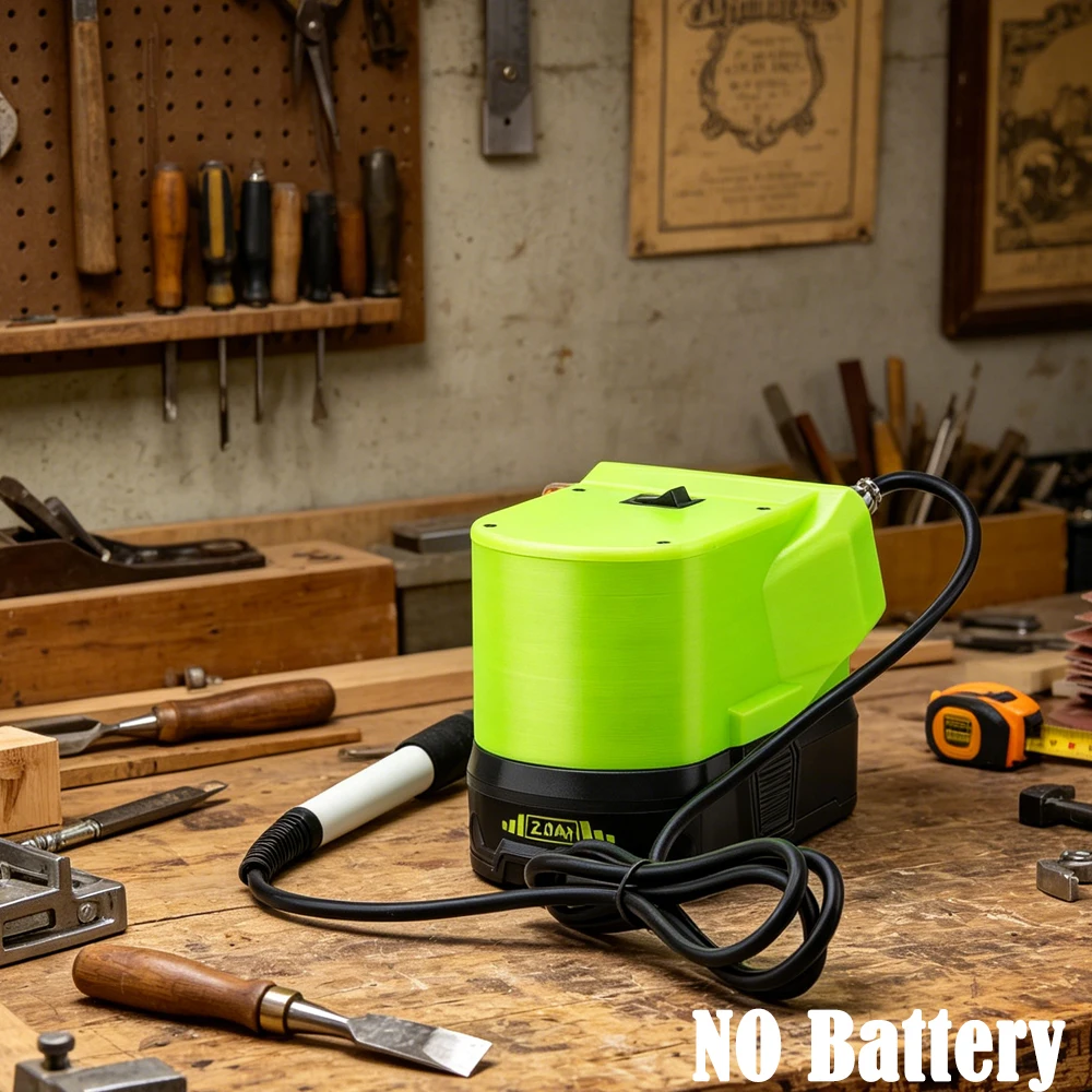 

Электронная цифровая паяльная станция T12 OLED для беспроводной пайки с литиевой батареей RYOBI One+ 18V (батарея в комплект не входит)