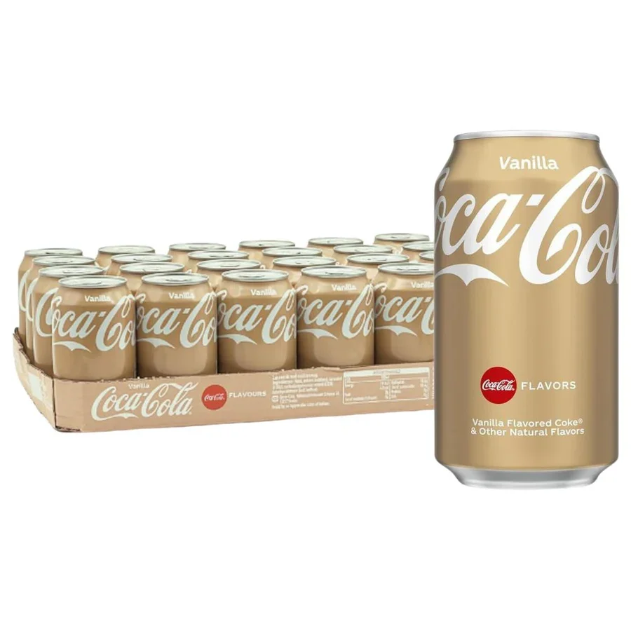 Coca-Cola - Coca Cola Vainilla, 330 ml, Pack of 24