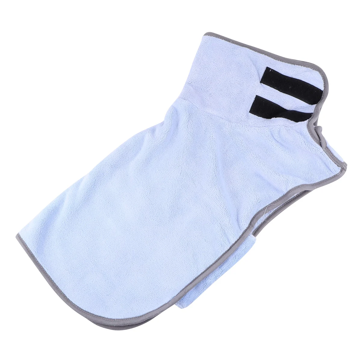 

Pet Super Absorbent Bathrobe for Dogs Drying Towel Blue M Size Thickened Warm Material Microfiber Robes Pet Bathrobe Dog