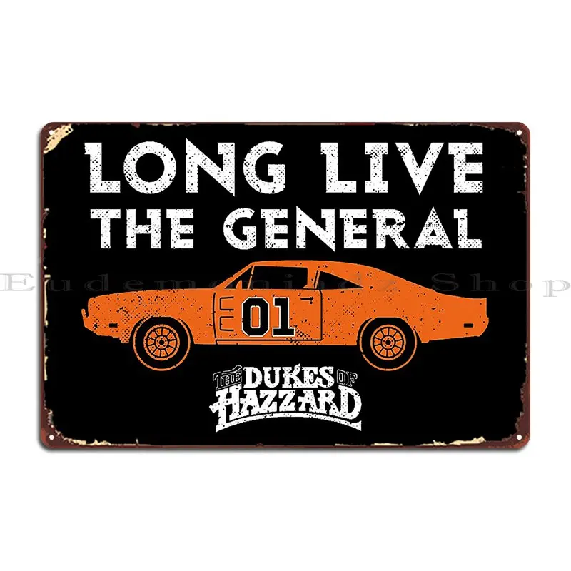 The Dukes Of Hazzard Metal Sign Cinema Decoration Customize Home Home Tin Sign Poster