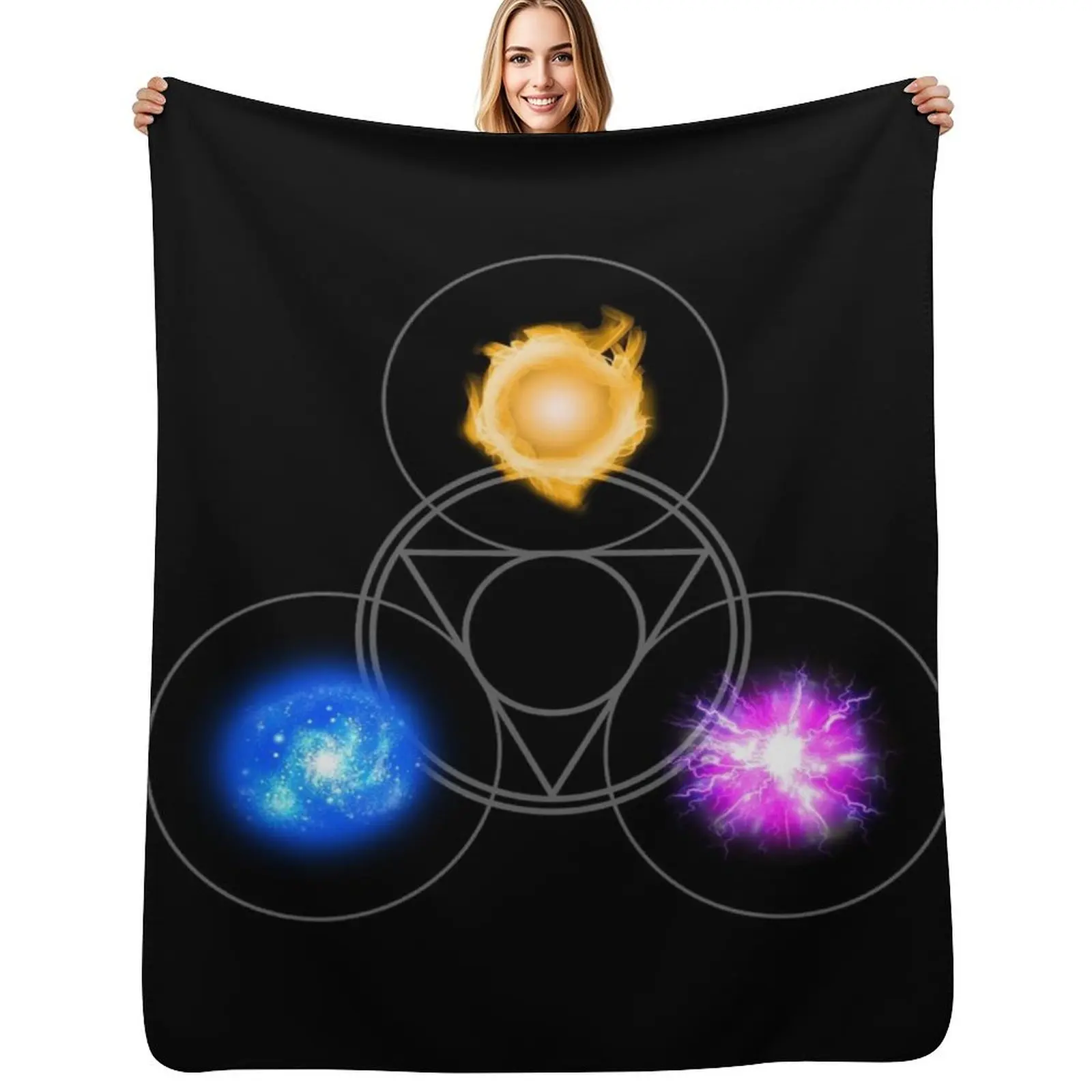Dota 2 Invoker Throw Blanket Decorative Throw Thin Flannels For Sofa Thin Bed linens Single Blankets