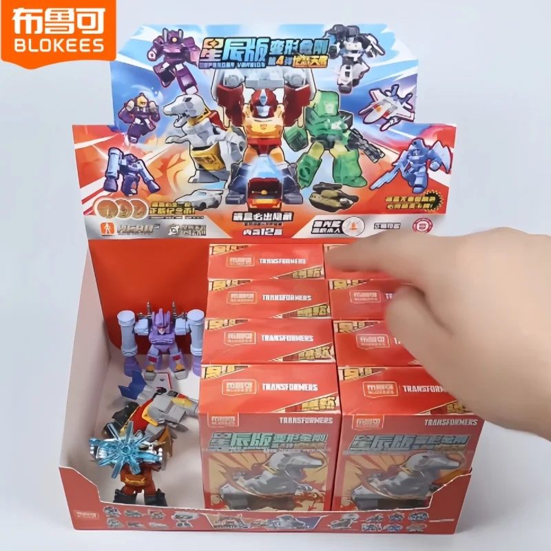 

Новые Blokees Transformers Defender Version Wave 4, Grimlock Rodimus Prime, детская сборная модель, экшн-фигурка, загадочная коробка, подарок