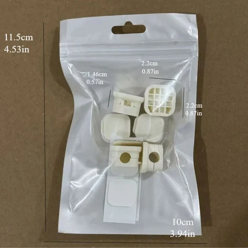 6 Stück Magnetische Kabelklemmen, Kabelhalter mit Glatter Verstellbarer Funktion, Kabelorganisator für Unter dem Schreibtisch, Kabelmanagement – Detail 5