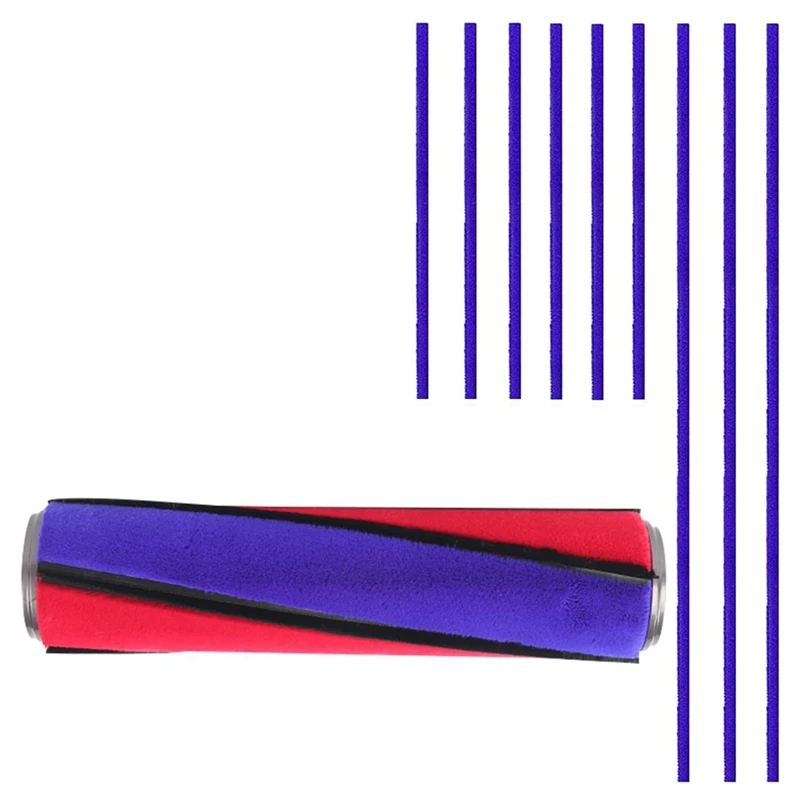 

Сменная щетка для Dyson V6 V7 V8 V10 V11, мягкие ролики с 9 фетровыми полосками, детали для пылесоса