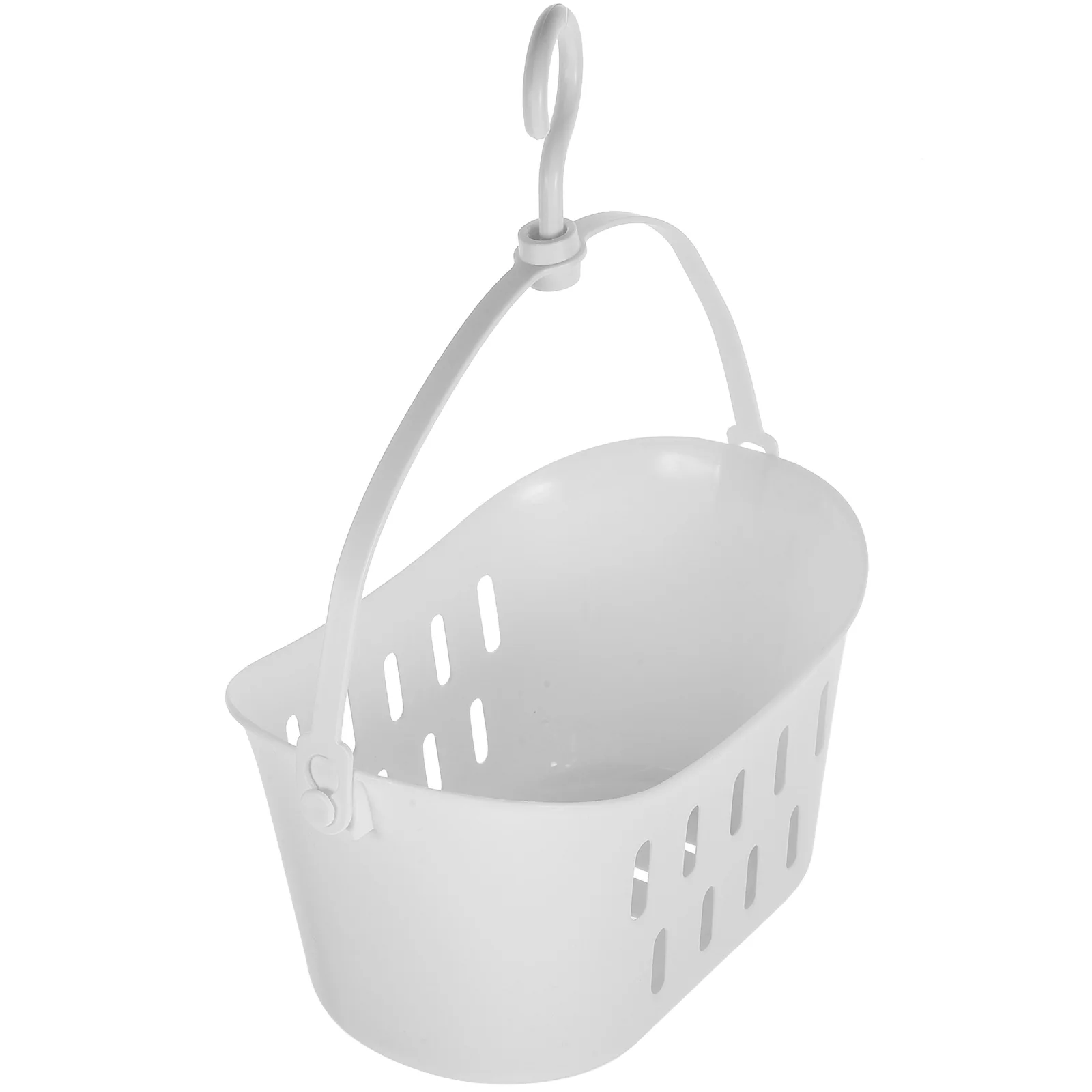 

Plastic Storage Basket Baskets Hanging for Organizing Trash Can Organizer Bathroom Shower Cleaning with Handle Wall