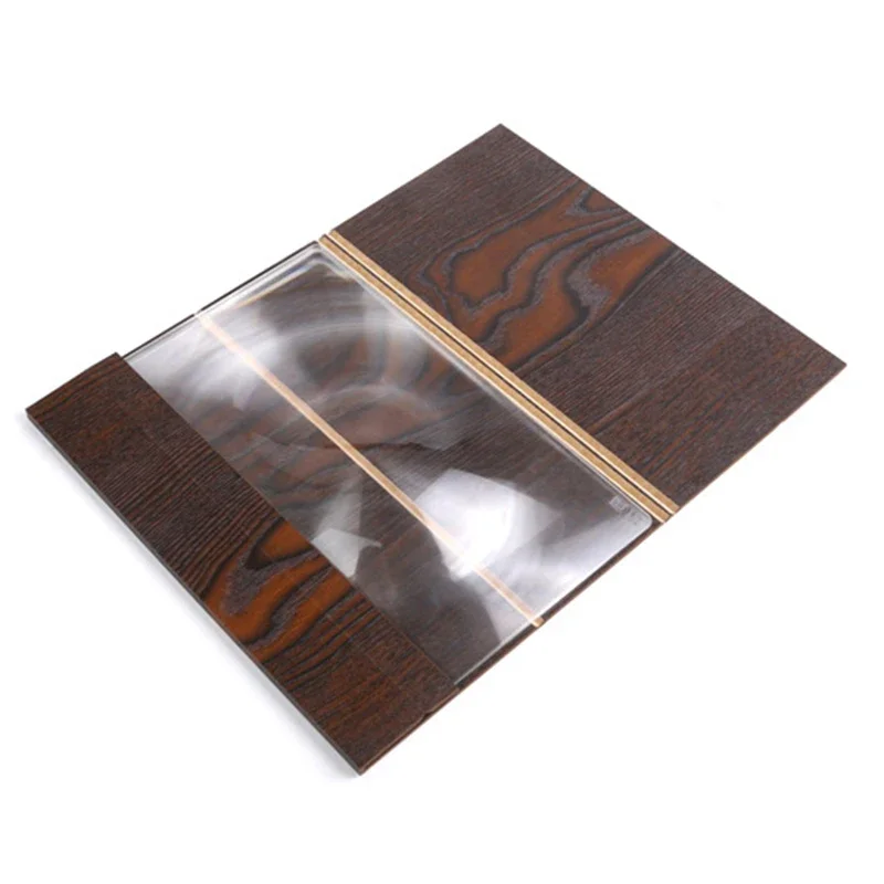 Lupa de pantalla de teléfono móvil 3D de 12 pulgadas, amplificador estereoscópico de pantalla plegable HD 3X, lupa con soporte de madera para teléfono inteligente