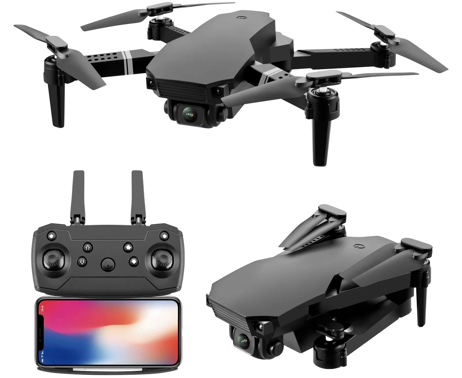 

Quadcopter Drone HD 4k Camera UAV Photography Unmanned Aerial Vehicle Remote Control Aircraft With Box and Battery