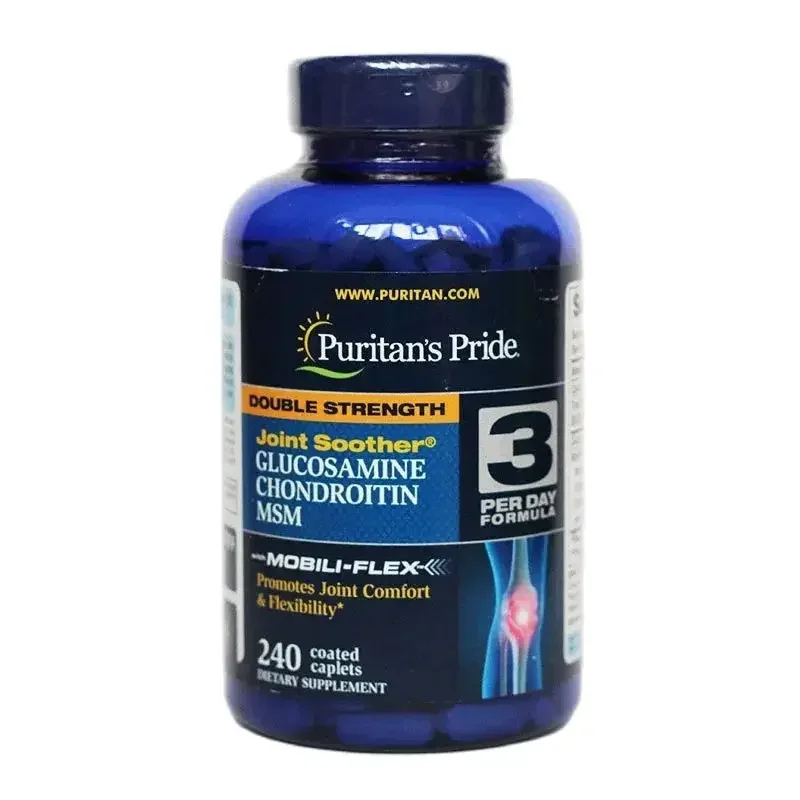 

Double Strength Glucosamine Chondroitin & Msm Joint Soother 240 capsules Free Shipping