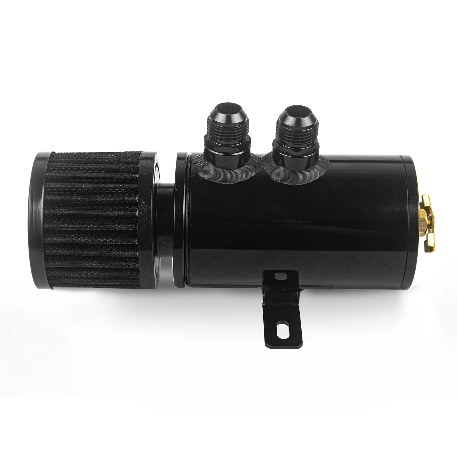 

Universal Car Aluminum Oil Catch Can With Filter Oil tank OCT-1117-BK