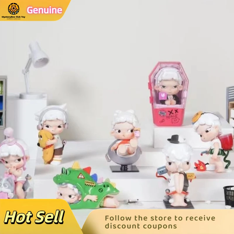 

Genuine New Product Heyone Black Play Coil - Office First Crazy Art Illustration Series Trendy Blind Box Art Stamp Birthday Gift