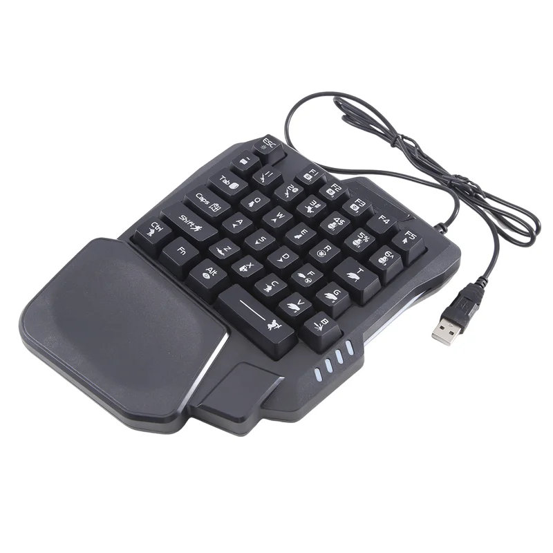 AY14 -M1 Pro Комплект клавиатуры и мыши с курицей Многофункциональный конвертер с одноручной клавиатурой и мышью X1