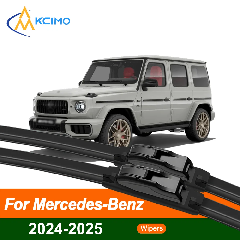 

For Mercedes-Benz G-Class W465 2024-2025 Durable Slient Front Wiper Blades Car Windscreen Windshield Window Wiper Accessories