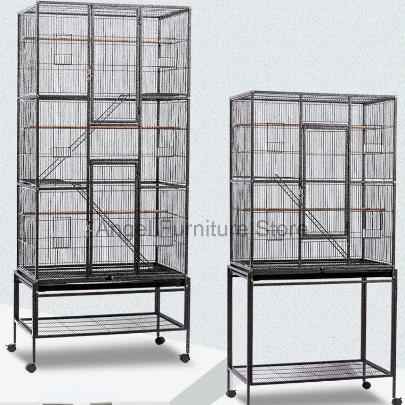 

Feeder Canary Bird Cages Budgie Pigeon Parrot Stand Quail Bird Cages Large Outdoor Gaiolas Para Papagaio Pet Products YY50BC