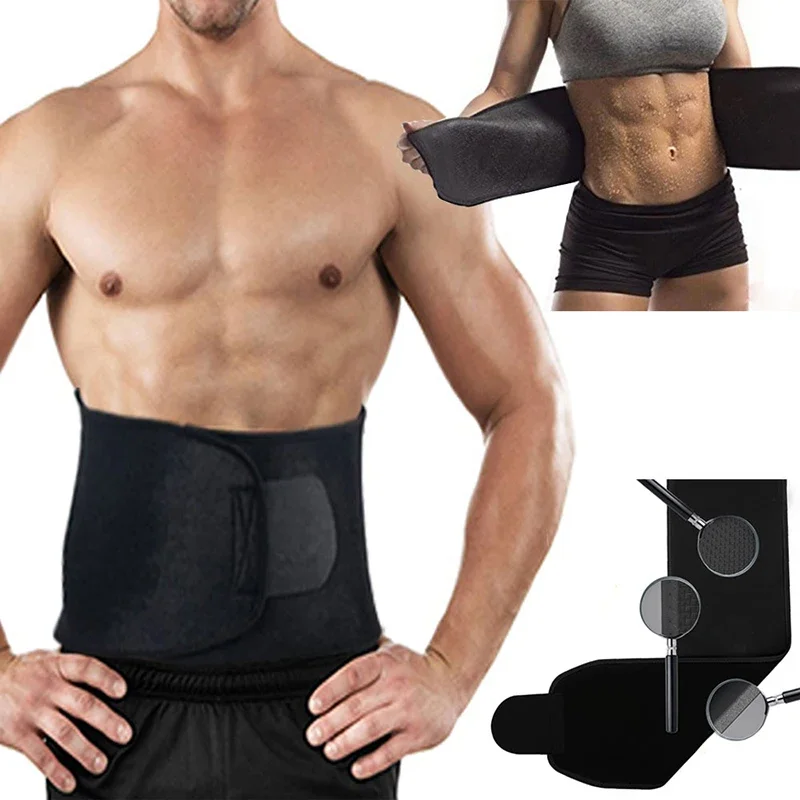 Neoprene Sauna Waist Trainer Slimming Belt Sweat Belt Shaper Fat Burn Shaperwear Adjustable Slimming Wraps Fajas Slimming Belt