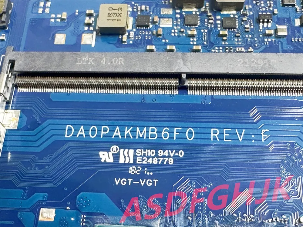 Original DA0PAKMB6F0 for HP 14s-dq3xxx 14-d3000 series laptop motherboard with n4500 cpu 100% Perfect Work