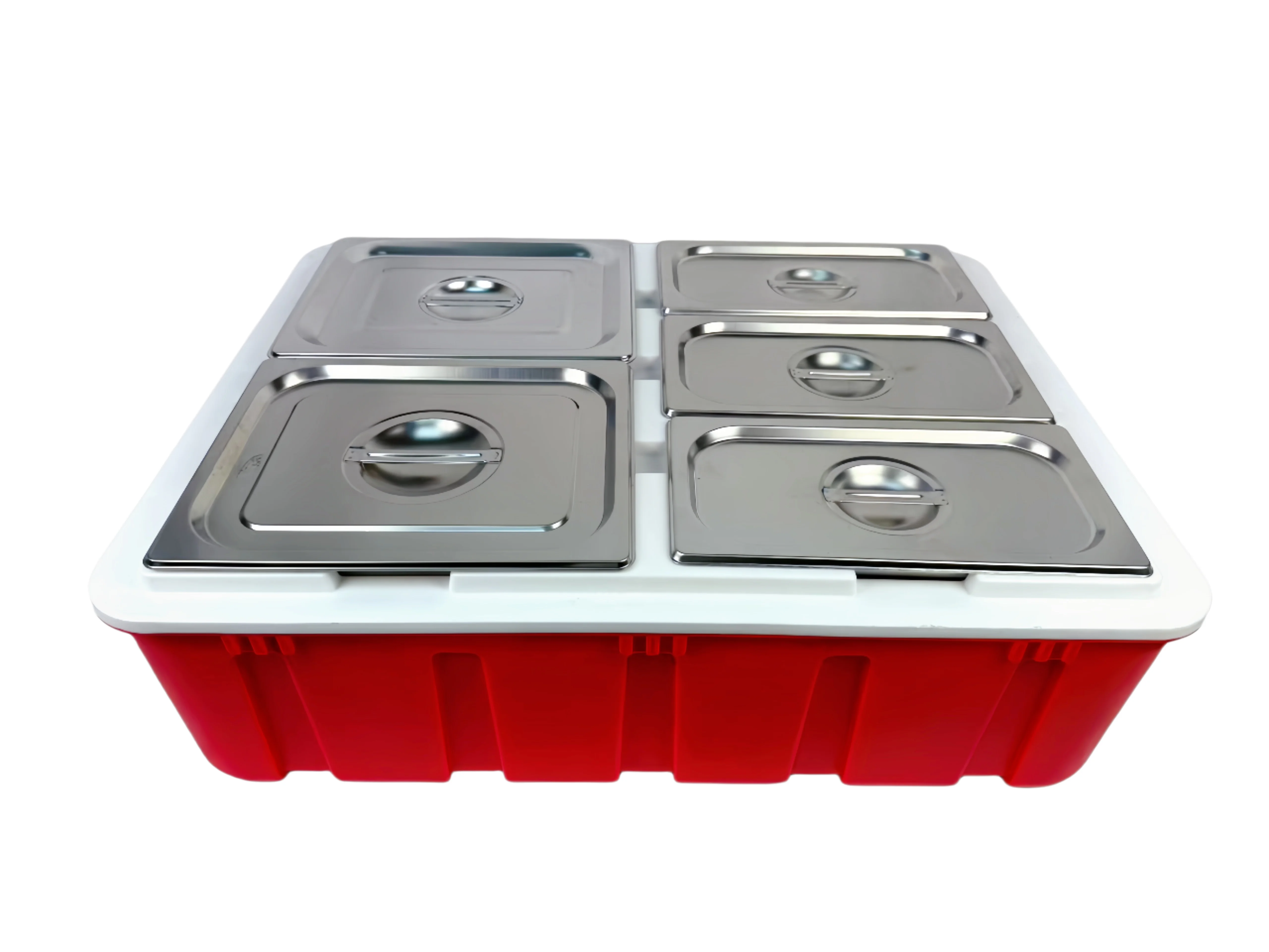 70L-5 توريد صندوق تبريد معزول لمقلاة الطعام GN، حقن PP مصبوب للتخزين البارد والنقل صندوق معزول #2