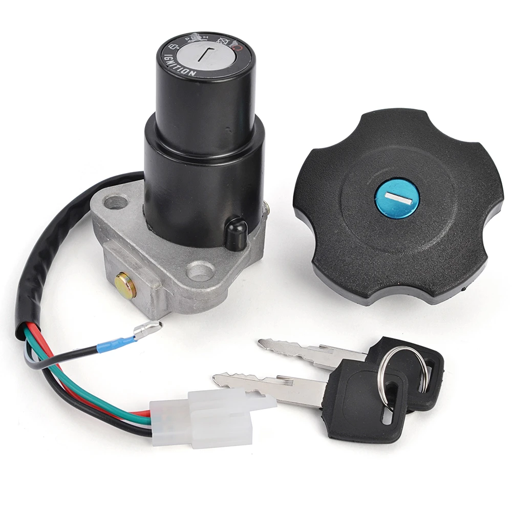 For Yamaha DT200WR 1991-1994 1992 1993 DT 200 WR Fuel Gas Cap Ignition Switch With Key Kit 11H-24602-03 2GK-82501-01