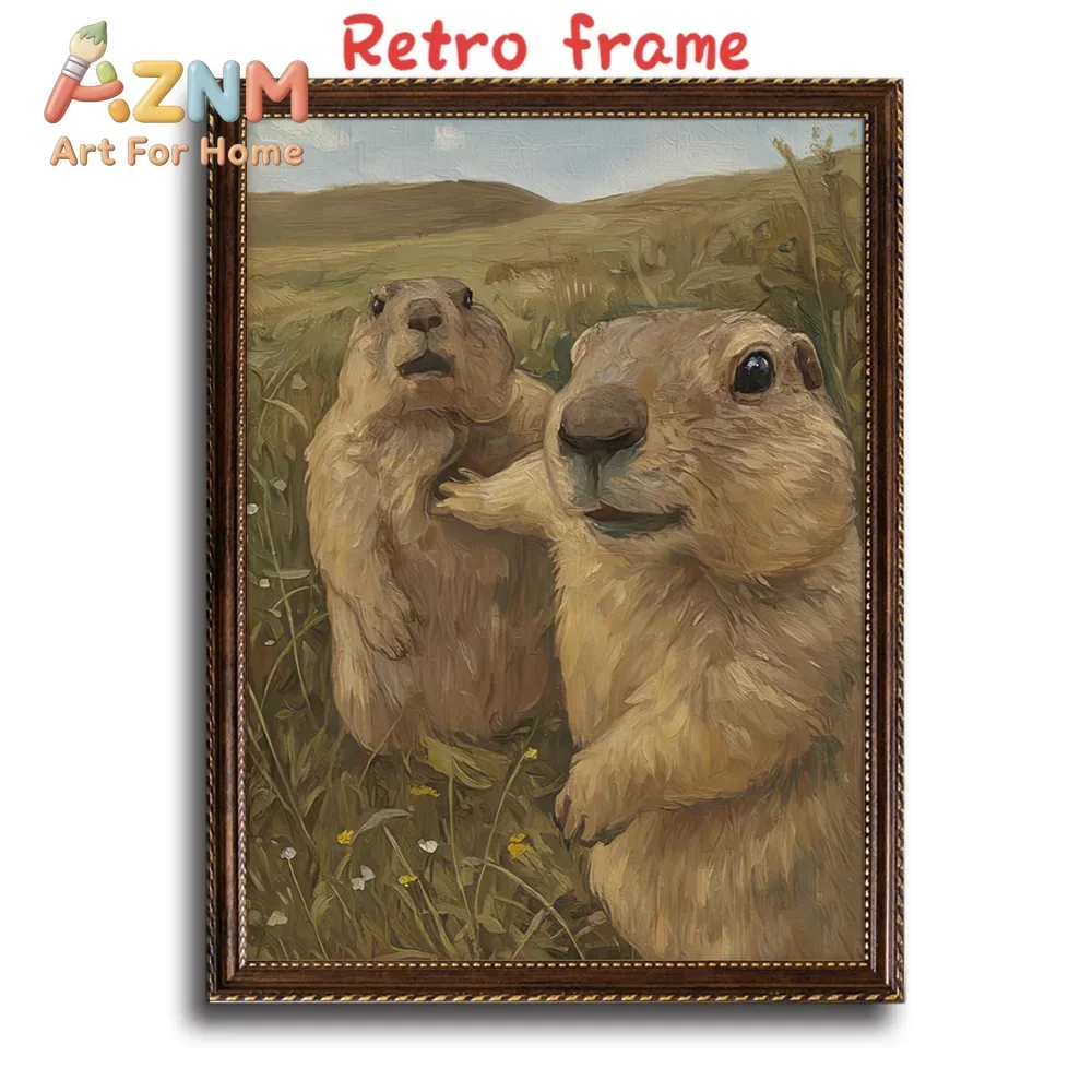 Let Him Cook Meme Art Print, Funny Marmot Poster, Viral Internet Wall Art, Quirky Animal Print, Dank Animal Print For Meme Fans