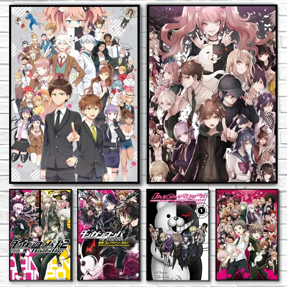 Poster Klassische Poster und Wandkunstdrucke eignen sich für Wohnzimmer, Schlafzimmer, Bars und die Inneneinrichtung. D-Danganronpa