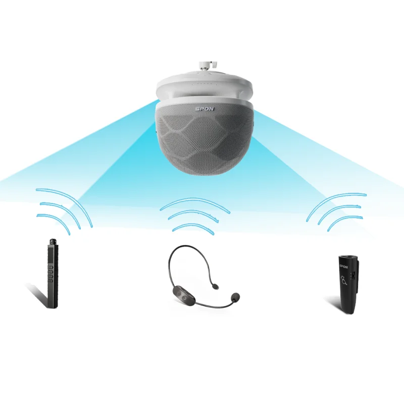 Classroom Speaker With Wireless Microphone Factory Sound System Teacher Voice Amplifier Classroom Sound System Meeting Room